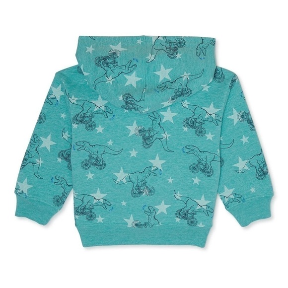 NWT Garanimals Toddler Boys Hoodie in Teal spa - Picture 1 of 3